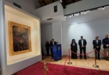H επίσημη υποδοχή του αυθεντικού πίνακα «Η Έξοδος του Μεσολογγίου»