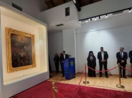 H επίσημη υποδοχή του αυθεντικού πίνακα «Η Έξοδος του Μεσολογγίου»