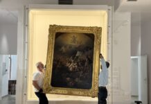 «Η Έξοδος του Μεσολογγίου»: Σε κλίμα συγκίνησης η υποδοχή του εμβληματικού πίνακα του Θεόδωρου Βρυζάκη