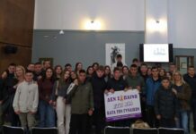 Μαθητές από το Γυμνάσιο Αιτωλικού στον Ξενώνα Γυναικών Αγρινίου