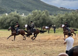 Αναβίωσε το έθιμο των ιπποδρομιών στον Άγιο Γεώργιο Μεσολογγίου