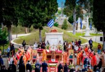 Αναστάσιμη Θεία Λειτουργία για πρώτη φορά στον Κήπο των Ηρώων