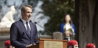 Μητσοτάκης από Μεσολόγγι: Αναγκαία η έξοδος από μια Ελλάδα χαμηλών προσδοκιών