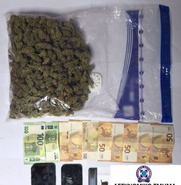 Ναύπακτος: Δύο συλλήψεις για διακίνηση ναρκωτικών – Βρέθηκαν στην κατοχή τους 750 γραμμάρια κάνναβης