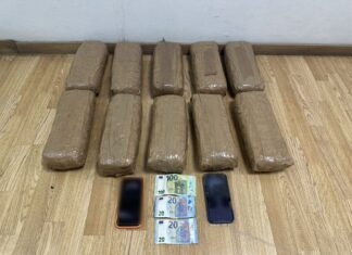 Πιάστηκαν στα διόδια με 10 κιλά χασίς δύο αδέρφια από χωριό του Μεσολογγίου