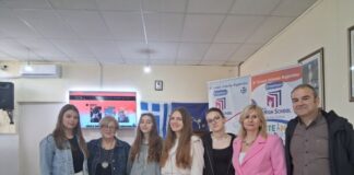 H Ελένη Πριοβόλου στο 5ο ΓΕΛ Αγρινίου