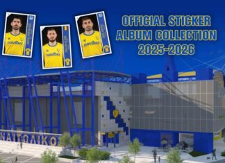 Διαθέσιμη η επετειακή συλλογή αυτοκόλλητων του Παναιτωλικού