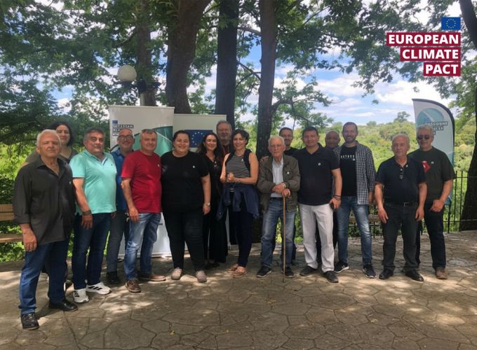 Climate Action in Valonia Forest in Xiromero