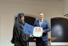 Επίτιμος Δημότης Μεσολογγίου ο Πρωτοεπιστάτης του Αγίου Όρους Γέροντας Αβραάμ