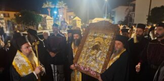 Αναχώρησε η Ιερά Εικόνα της Παναγίας «Άξιον Εστί» από τo Μεσολόγγι