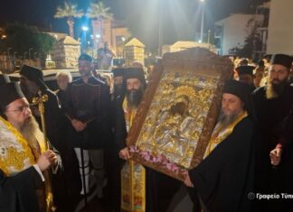 Αναχώρησε η Ιερά Εικόνα της Παναγίας «Άξιον Εστί» από τo Μεσολόγγι
