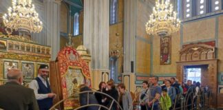 Ενημέρωση για την αναχώρηση της Εικόνας του «Άξιον Εστί» από το Μεσολόγγι