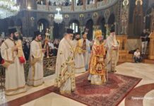 Η Κυριακή της Πεντηκοστής στον Ιερό Ναό του Αγίου Δημητρίου Αγρινίου