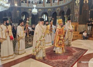 Η Κυριακή της Πεντηκοστής στον Ιερό Ναό του Αγίου Δημητρίου Αγρινίου