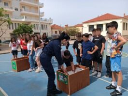 Bιωματικές δράσεις για την οδική ασφάλεια σε μαθητές σχολείων της Ναυπακτίας