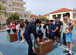 Bιωματικές δράσεις για την οδική ασφάλεια σε μαθητές σχολείων της Ναυπακτίας