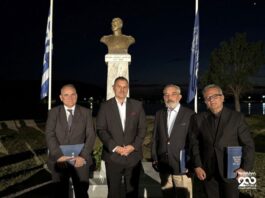 Η εκδήλωση τιμής για τον Frank Abney Hastings και την Κορβέτα «Καρτερία» στο Αιτωλικό