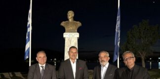 Η εκδήλωση τιμής για τον Frank Abney Hastings και την Κορβέτα «Καρτερία» στο Αιτωλικό