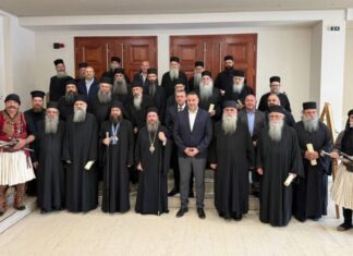 Εθιμοτυπική επίσκεψη της Ιεράς Κοινότητας του Αγίου Όρους στην Π.Ε. Αιτωλοακαρνανίας