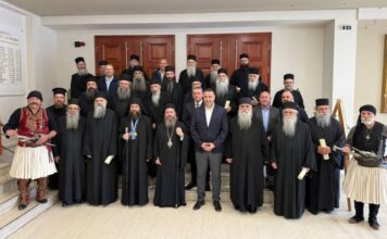 Εθιμοτυπική επίσκεψη της Ιεράς Κοινότητας του Αγίου Όρους στην Π.Ε. Αιτωλοακαρνανίας
