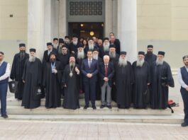Η ιστορική επίσκεψη της Ιεράς Κοινότητας του Αγίου Όρους στο Αγρίνιο