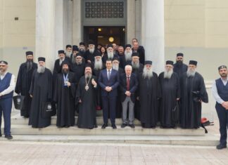 Η ιστορική επίσκεψη της Ιεράς Κοινότητας του Αγίου Όρους στο Αγρίνιο