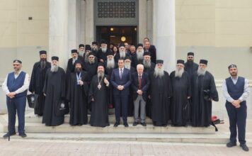 Η ιστορική επίσκεψη της Ιεράς Κοινότητας του Αγίου Όρους στο Αγρίνιο