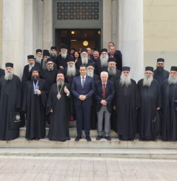 Η ιστορική επίσκεψη της Ιεράς Κοινότητας του Αγίου Όρους στο Αγρίνιο