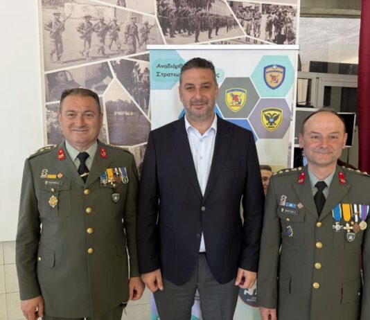 Παράδοση – παραλαβή στο Σύνταγμα ΚΕΝ Μεσολογγίου
