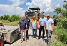 Επίβλεψη έργων σε Άγιο Ανδρέα και Παναιτώλιο από το Θανάση Μαυρομμάτη