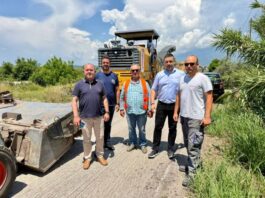 Επίβλεψη έργων σε Άγιο Ανδρέα και Παναιτώλιο από το Θανάση Μαυρομμάτη