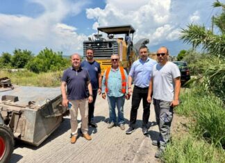 Επίβλεψη έργων σε Άγιο Ανδρέα και Παναιτώλιο από το Θανάση Μαυρομμάτη