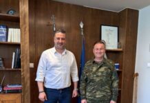 Συνάντηση Μαυρομμάτη με το νέο Διοικητή του ΚΕΝ Μεσολογγίου