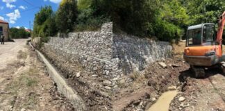 Αετόπετρα Θέρμου: Σε εξέλιξη έργo αντιπλημμυρικής προστασίας