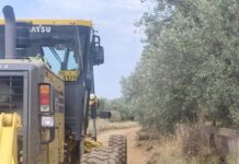 Καινούργιο: Συντήρηση της αγροτικής οδοποιίας από την Πολιτική Προστασία της Περιφέρειας