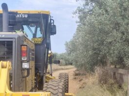 Καινούργιο: Συντήρηση της αγροτικής οδοποιίας από την Πολιτική Προστασία της Περιφέρειας