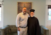 Συνάντηση του Δημάρχου Μεσολογγίου με τον Αρχιμανδρίτη Συμεών Κάτσινα