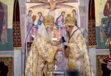 Ανώτατη τιμητική διάκριση στο Μητροπολίτη Δαμασκηνό από την Ι. Μητρόπολη Δημητριάδος