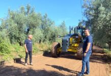 Μηχανήματα της Περιφέρειας συνδράμουν στη συντήρηση της αγροτικής οδοποιίας στην Αβόρανη