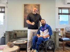 Τον πρωταθλητή Σπύρο Λαχανά υποδέχθηκε ο Δήμαρχος Μεσολογγίου