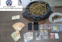 Συνελήφθη στο Μεσολόγγι άνδρας για κατοχή ναρκωτικών