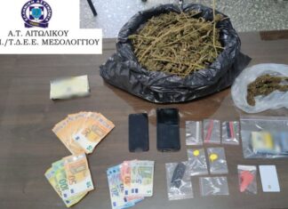 Συνελήφθη στο Μεσολόγγι άνδρας για κατοχή ναρκωτικών