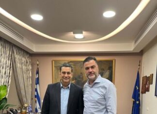 Συνάντηση Σκιαδαρέση με το Δήμαρχο Αγρινίου