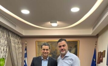 Συνάντηση Σκιαδαρέση με το Δήμαρχο Αγρινίου