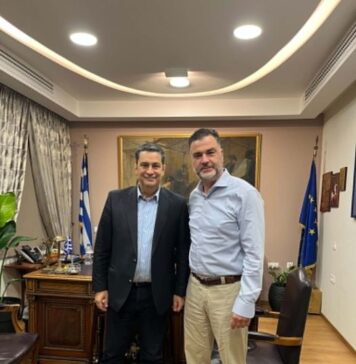 Συνάντηση Σκιαδαρέση με το Δήμαρχο Αγρινίου