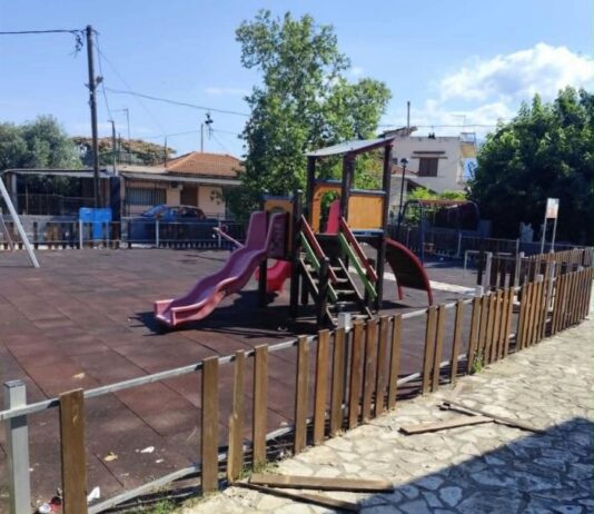 Παναιτώλιο: Βανδαλισμοί (για πολλοστή φορά) στην παιδική χαρά και το γηπεδάκι