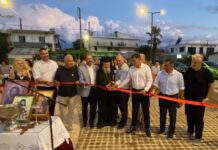 Ναύπακτος: Εγκαινιάστηκε η πλατεία της Κάτω Δάφνης