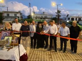 Ναύπακτος: Εγκαινιάστηκε η πλατεία της Κάτω Δάφνης