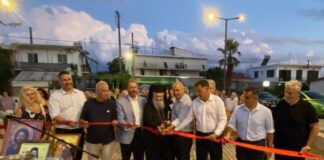 Ναύπακτος: Εγκαινιάστηκε η πλατεία της Κάτω Δάφνης