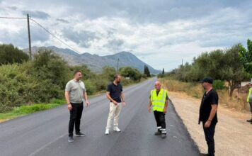 Βόνιτσα – Πάλαιρος: Παρεμβάσεις της Περιφέρειας για ασφαλέστερο οδικό δίκτυο και σύγχρονο οδοφωτισμό